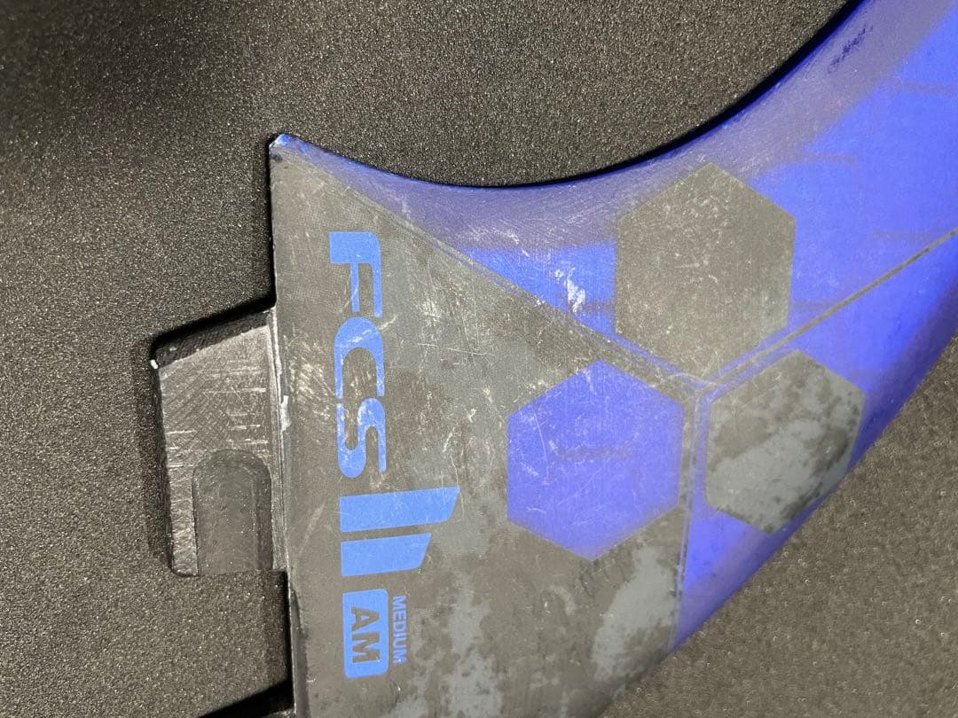 Rioページ FCS II サーフボードフィン 3枚セット