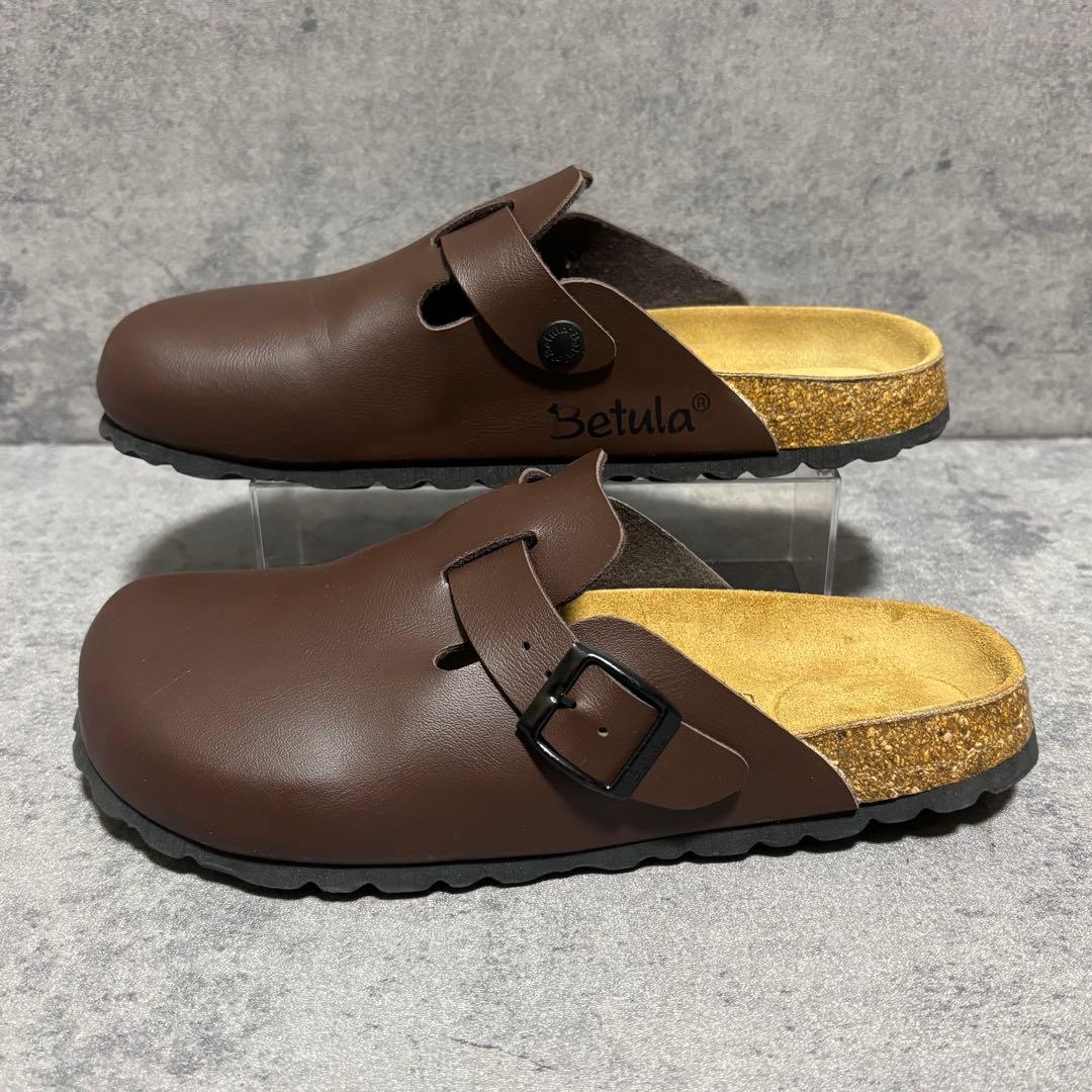 新品　ビルケンシュトック　ボストン　ナロー幅　betula ブラウン　2172