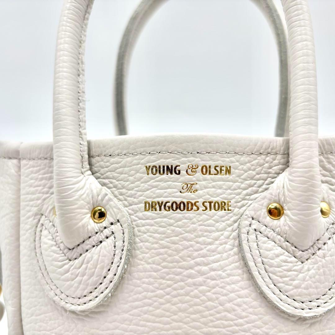 【未使用に近い】 ヤングアンドオルセン 2way ショルダーバッグ チェーン