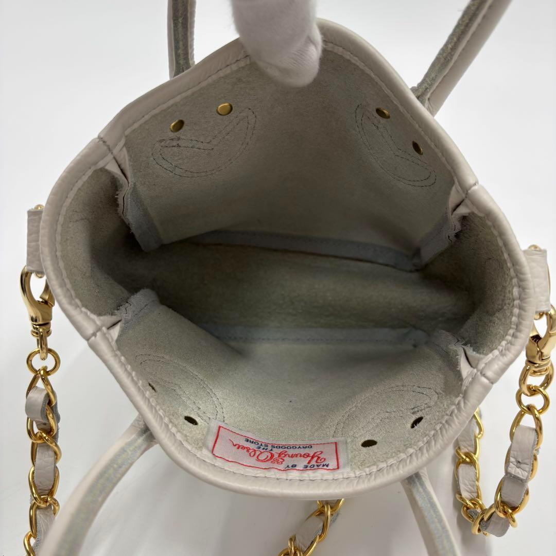 【未使用に近い】 ヤングアンドオルセン 2way ショルダーバッグ チェーン