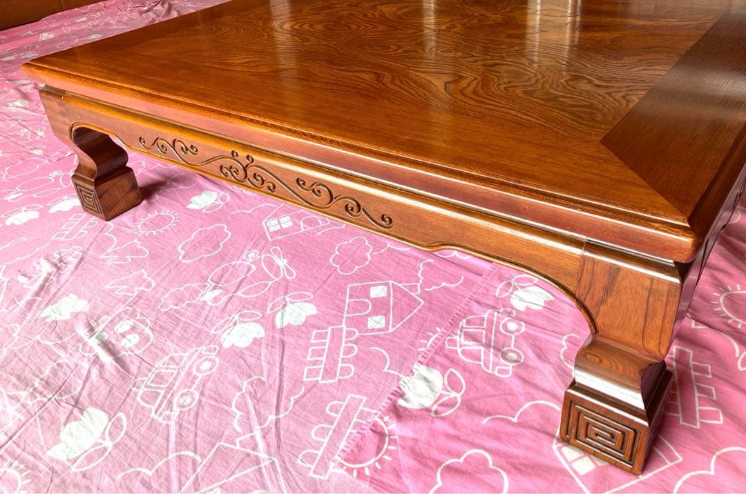 和室座卓　テーブル　木製　木目調　美品