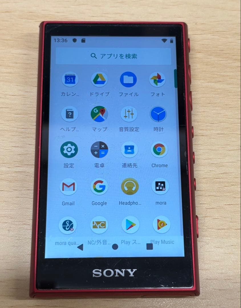 ★SONY WALKMAN NW-A100 16GB レッド ウォークマン