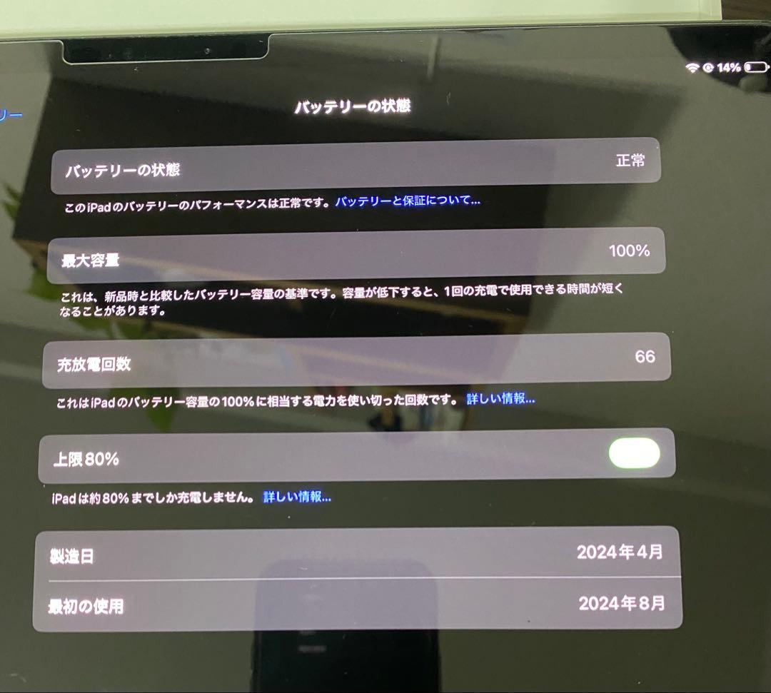 『美品』iPad Pro M4 13インチ 512GB +Cellular