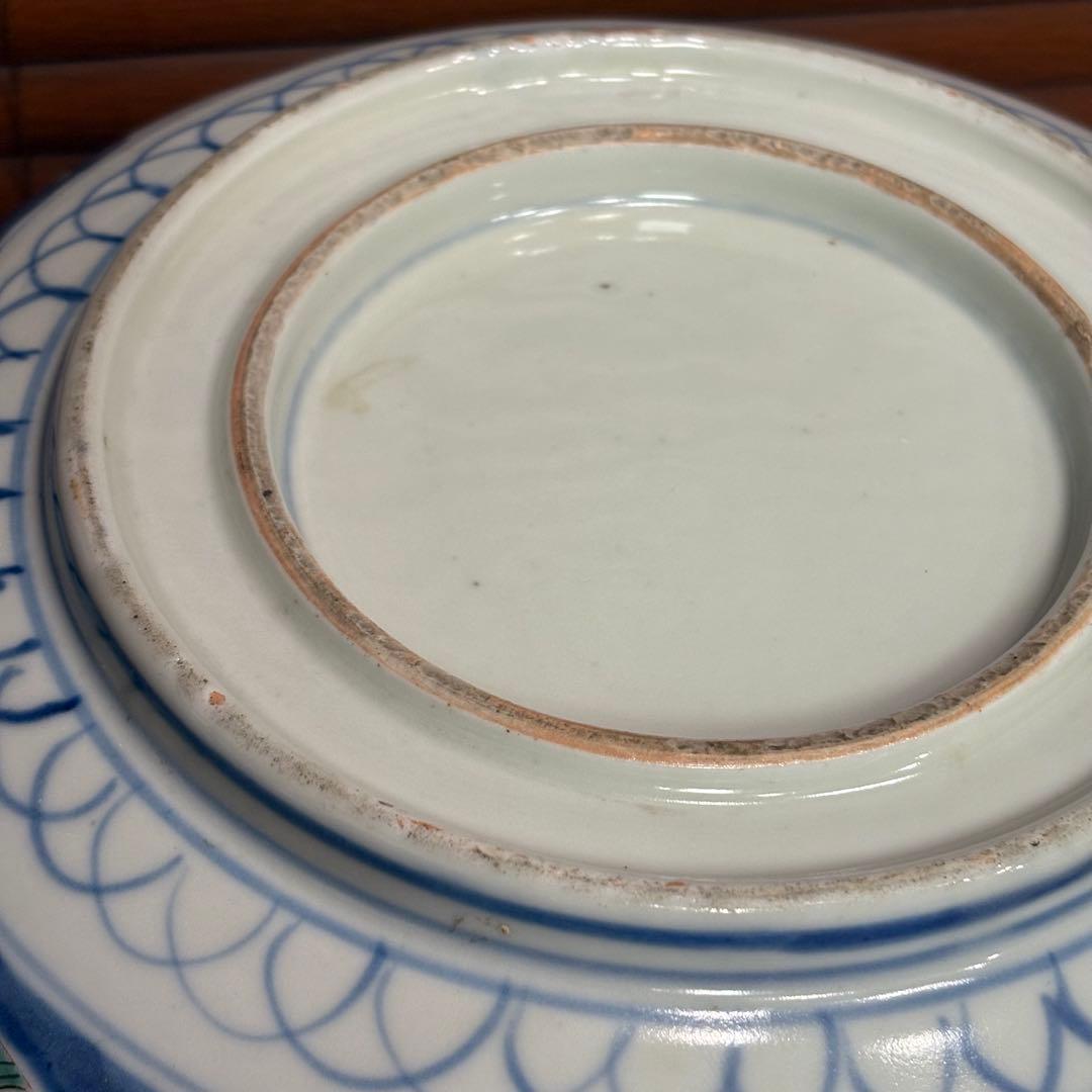 江戸時代　古伊万里　赤絵大鉢