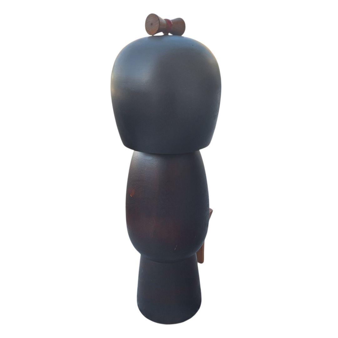 大型35cm 創作こけし 路傍 箱・銘札付 内閣総理大臣賞作家