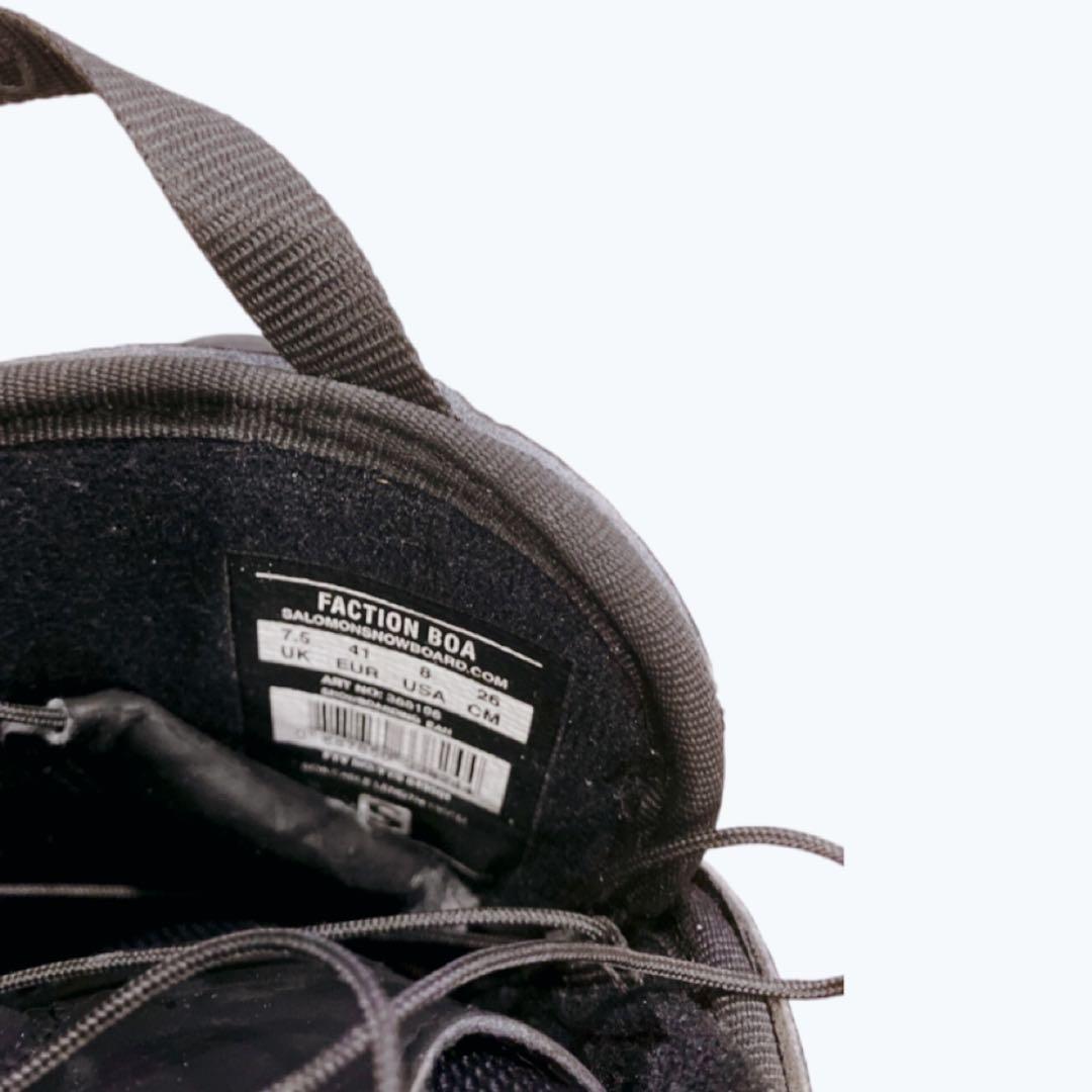 サロモン SALOMON FACTION BOA スノーボード ブーツ 26cm