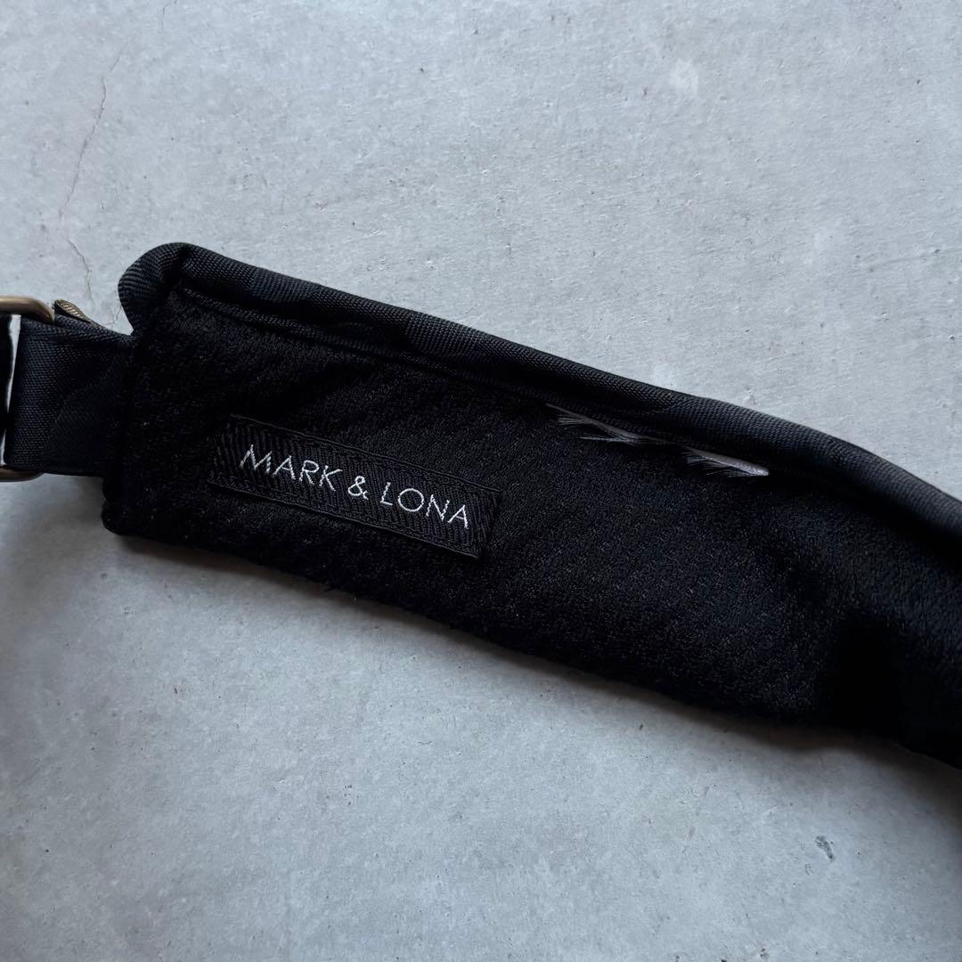 MARK&LONA マークアンドロナ サンバイザー スカル迷彩総柄 ロゴ ゴルフ