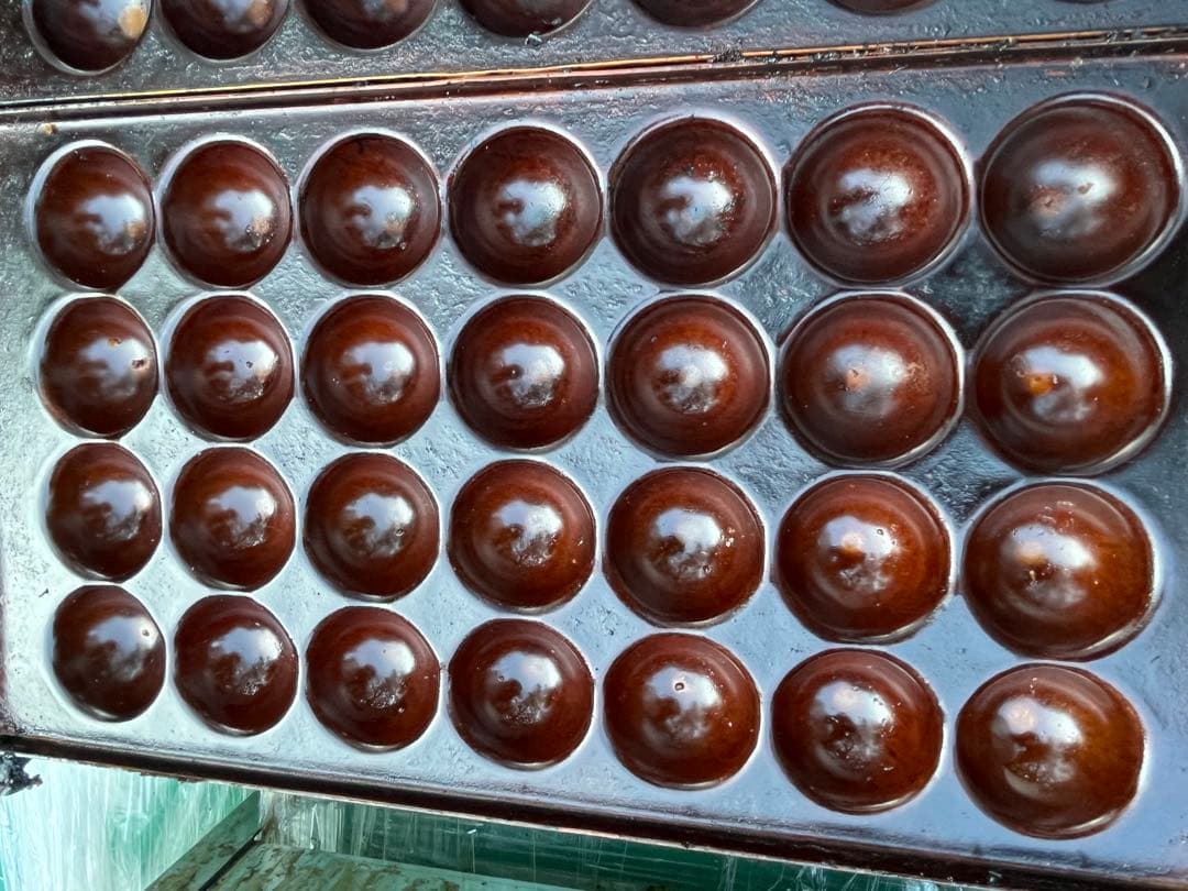 銅板　4枚 たこ焼き台 銅板 28穴×4 112穴