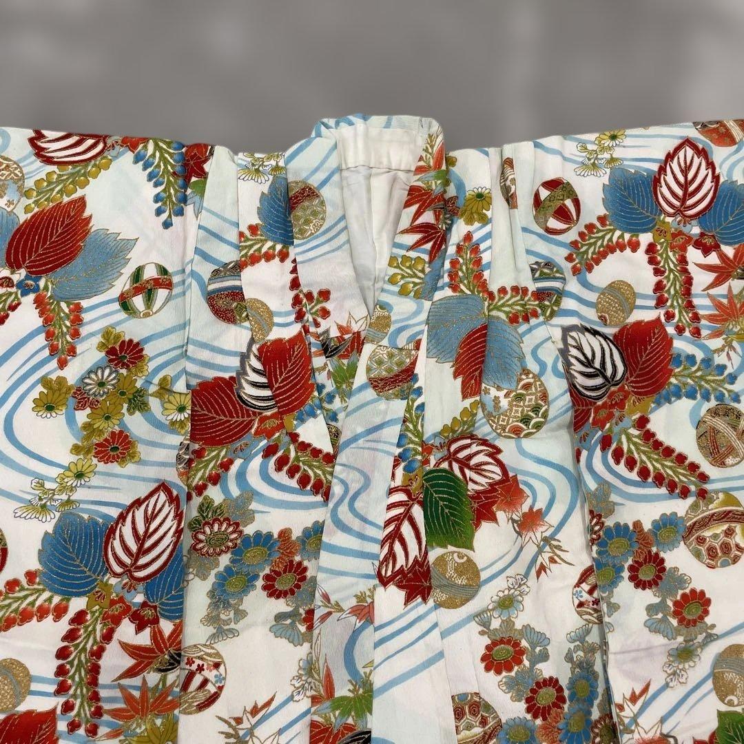 七五三　7歳着物 アンティーク着物【K7-16】