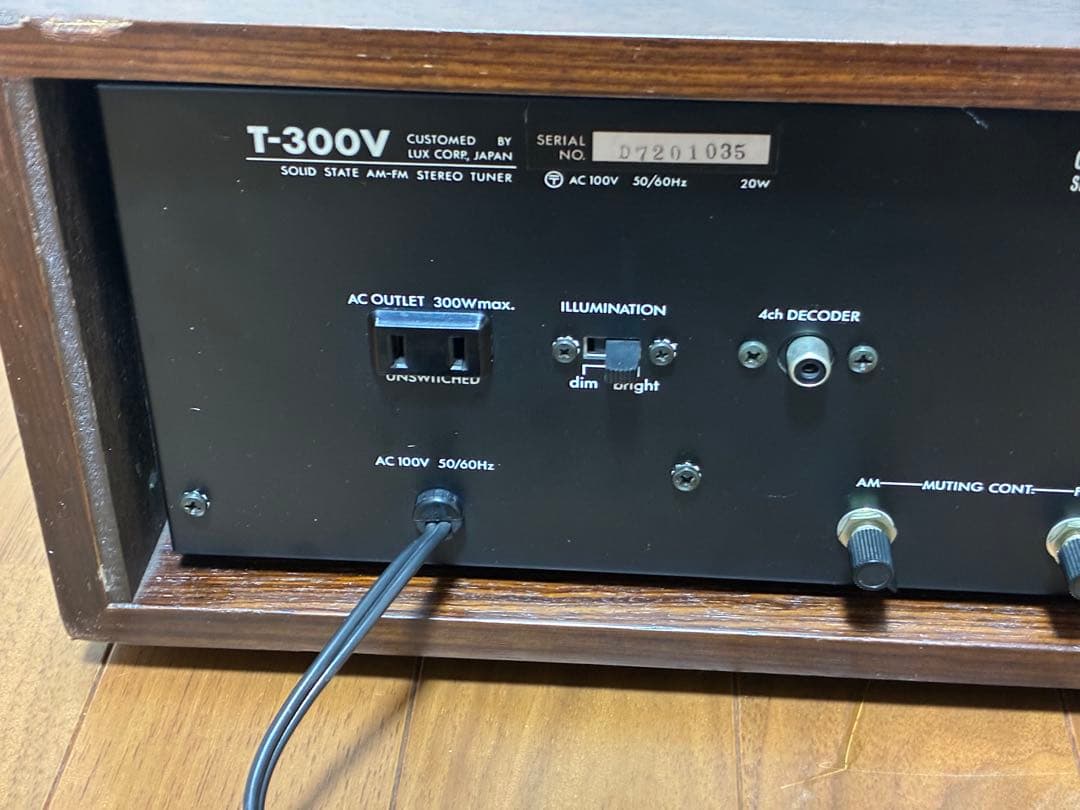 『美品』LUXMAN T-300V FM/AMチューナー