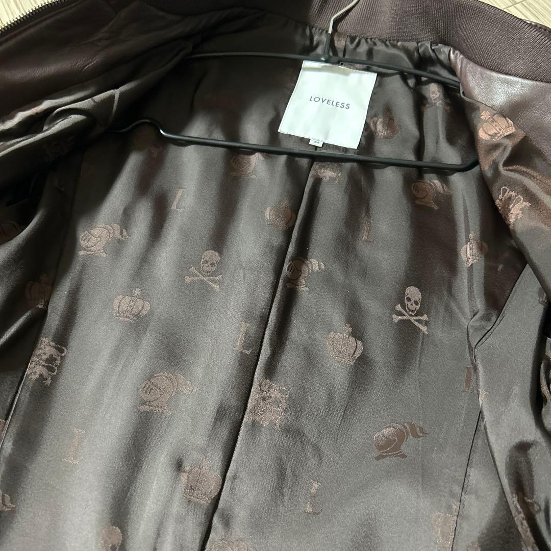 LOVELESS ラブレス　ラムレザーナビゲータージャケット