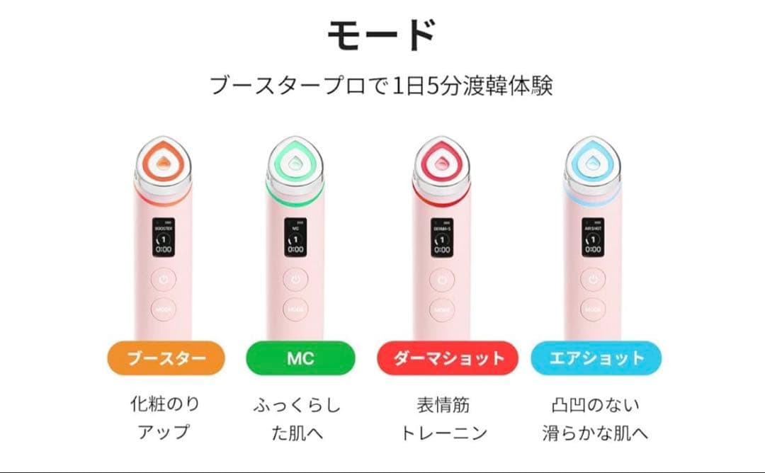 メディキューブ AGE-Rブースタープロ ピンク　受取から未開封のまま