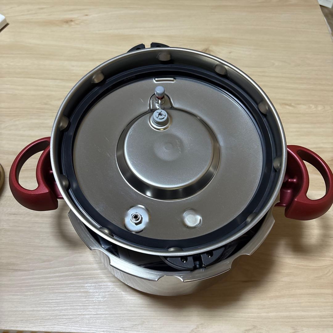 T-fal 圧力鍋 赤、4.5L（2~4人用）