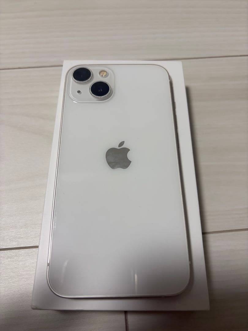 iPhone 13 ホワイト 256GB 箱付き　バッテリー100%