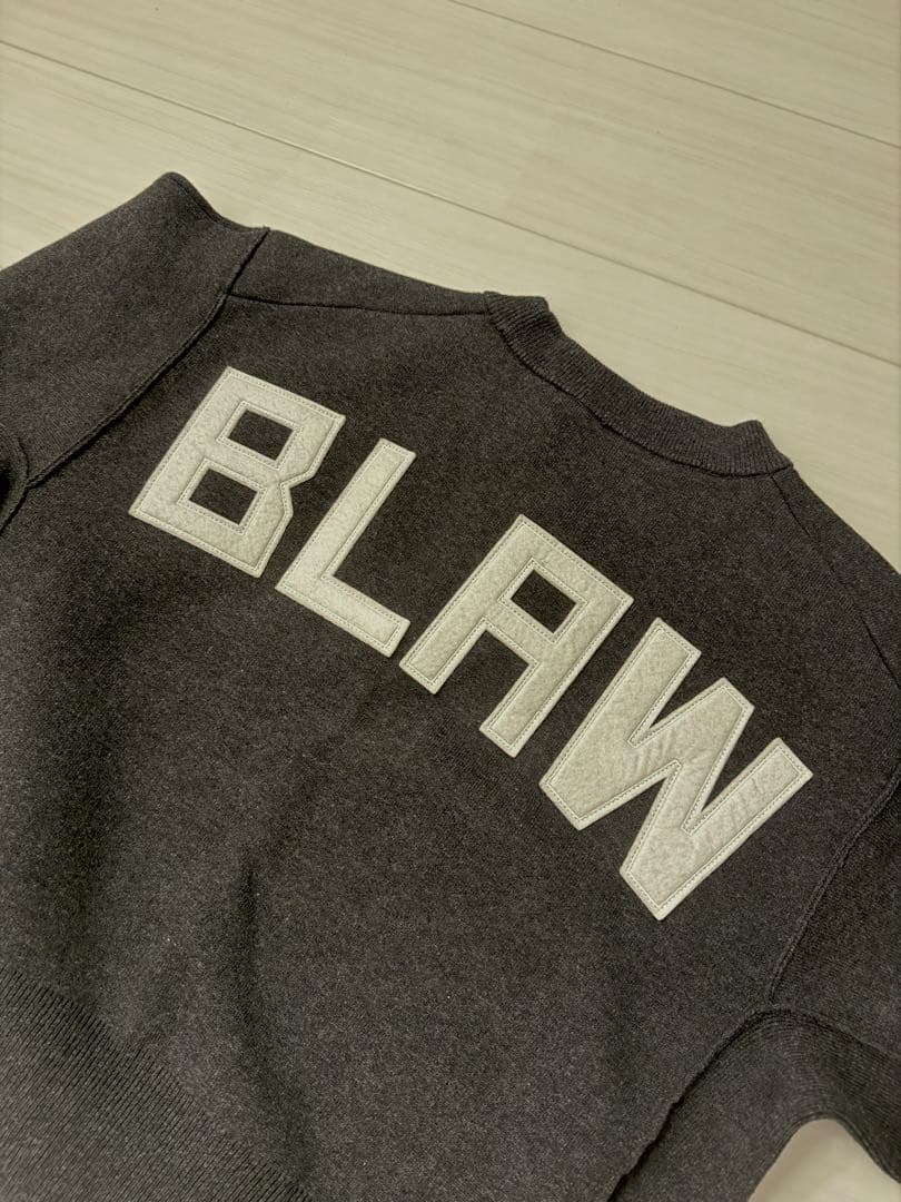 ADAM ET ROPE'フェルト刺しゅうニットプルオーバー