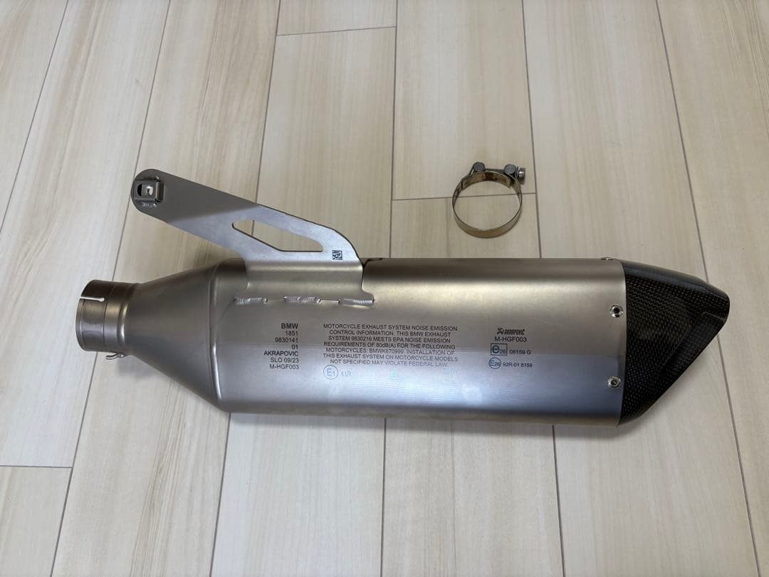  純正 オプション アクラポビッチ マフラー サイレンサー S1000RR