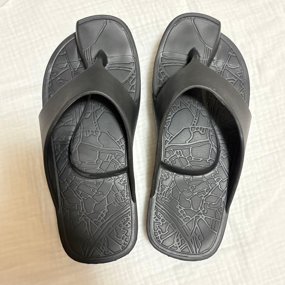 ラクバキRACBAKI ブラック イージーサンダルレディースS