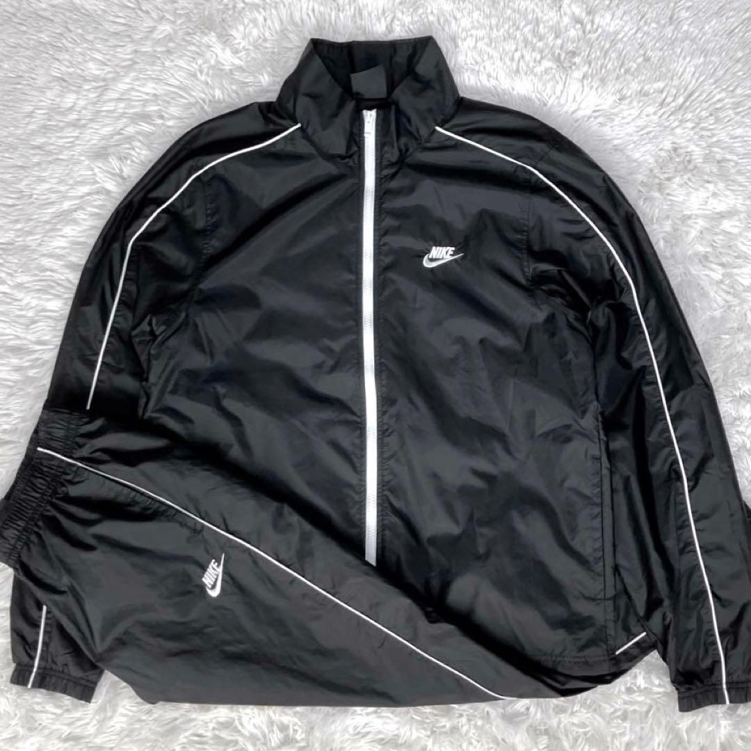 ✨ナイキ セットアップ ナイロン トラックスーツ ジャージ ウーブン ブラック