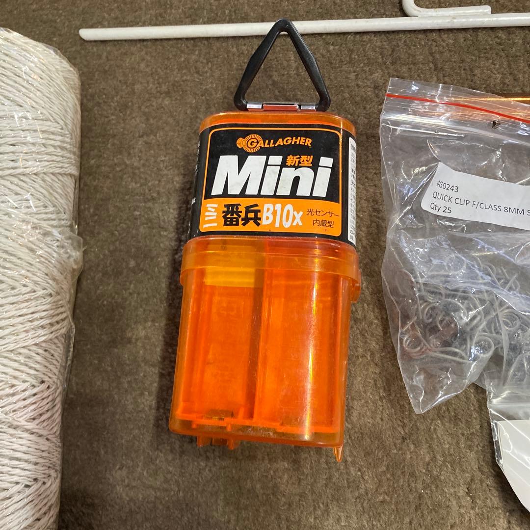 石*井様 ミヤワキ ミニ番兵 100m フェンスセット 光センサー内蔵型 家庭菜