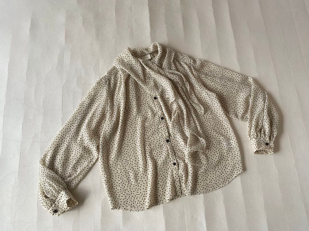 ユナイテッドアローズ AEWEN MATOPH 2wayボウタイシフォンブラウス