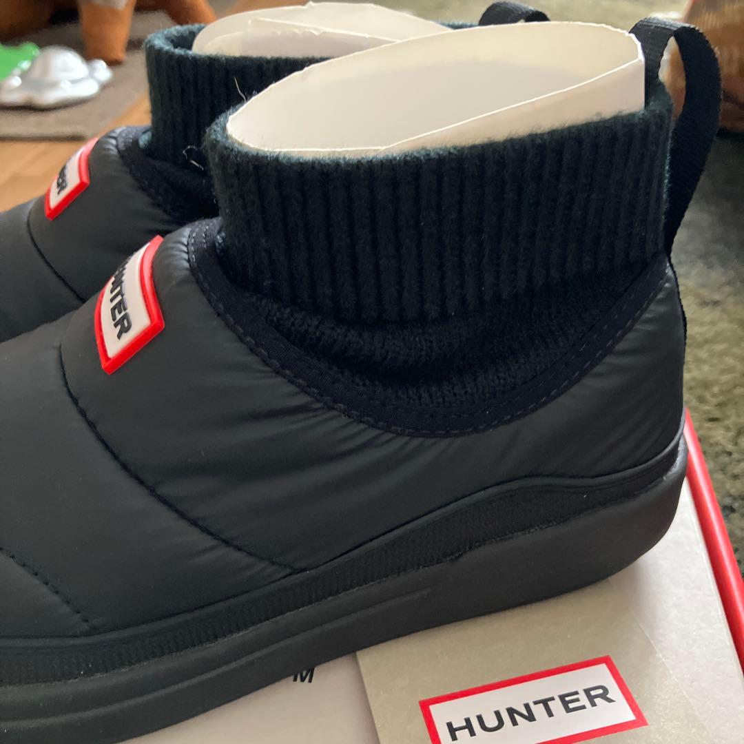 Hunterニットブーツ　ブラック38箱あり