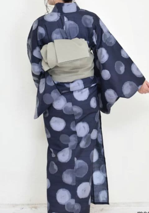 大きめ水玉柄 浴衣