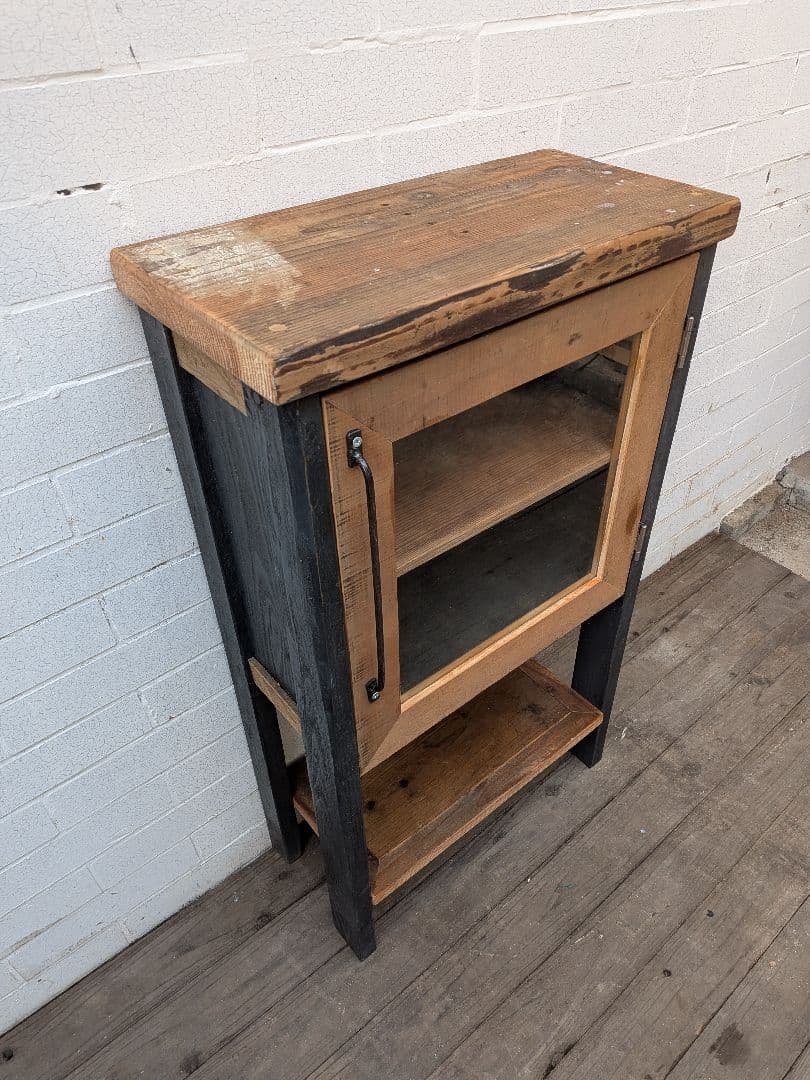 古材かざり棚　グレー