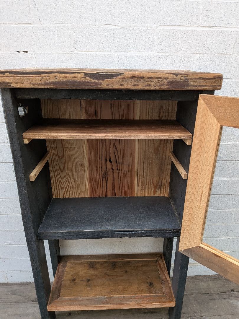 古材かざり棚　グレー