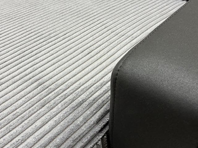 カウチソファ　３人掛け　コーデュロイ　BK　新品　大特価