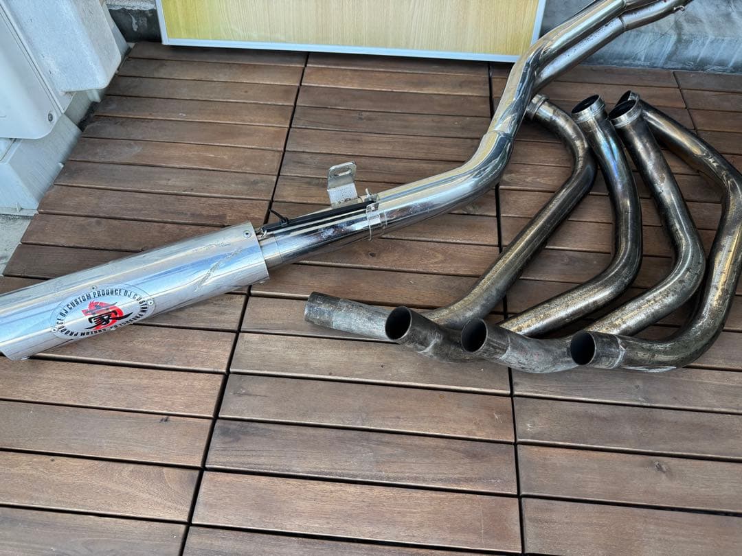 ZRX用DJガニマタ【豪】4-2-1マフラー