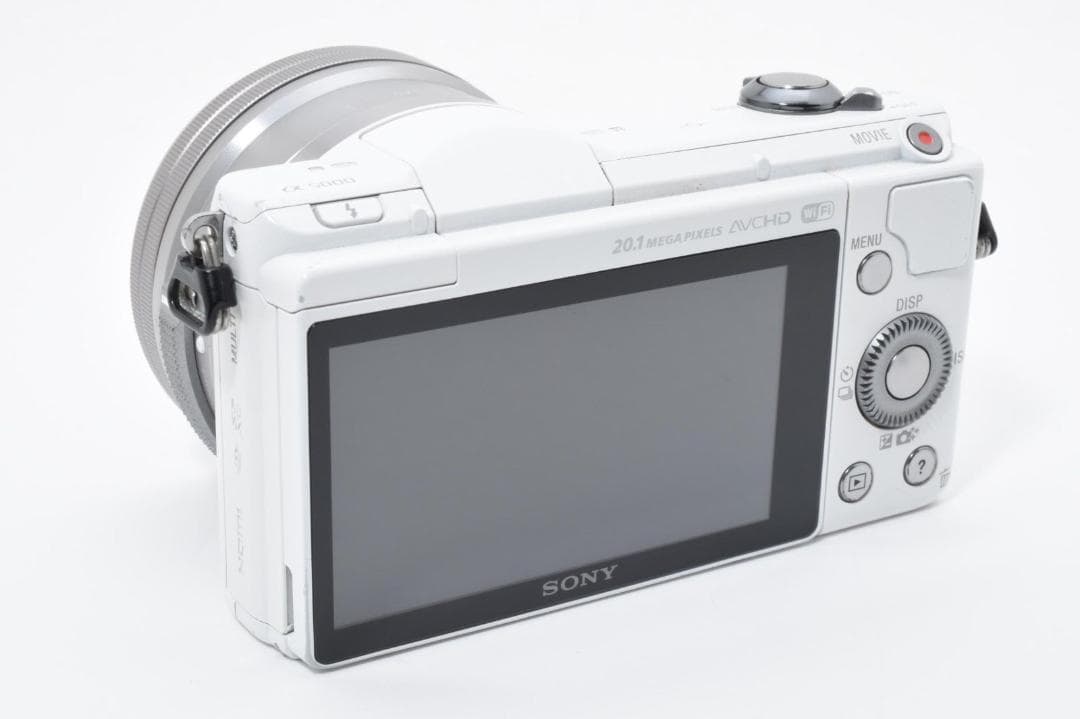 【美品】ソニー SONY a5000 デジカメ ホワイト ショット7596回