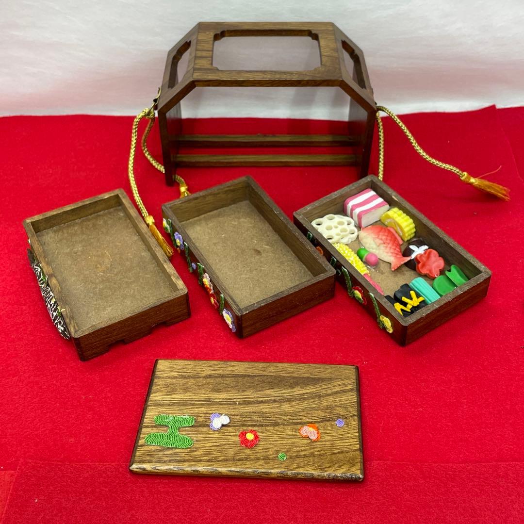 雛人形　桃の節句　雛道具　料理付