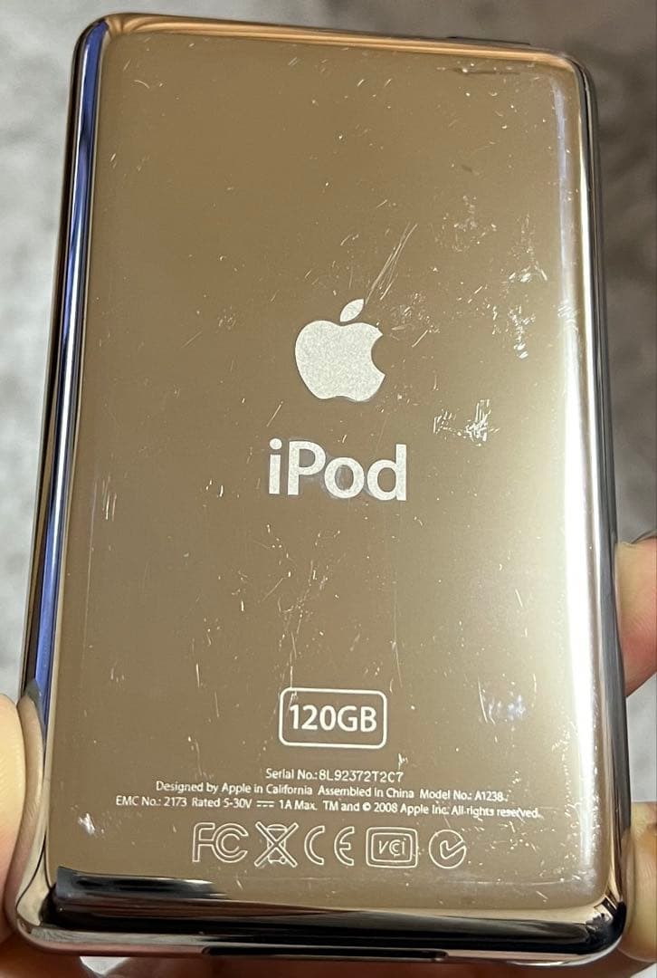 Apple iPod classic 120GB A1238 ブラック 本体のみ