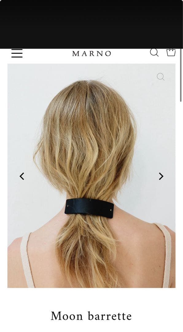 Marno Moon barrette マーノムーンバレッタ　丸林広奈