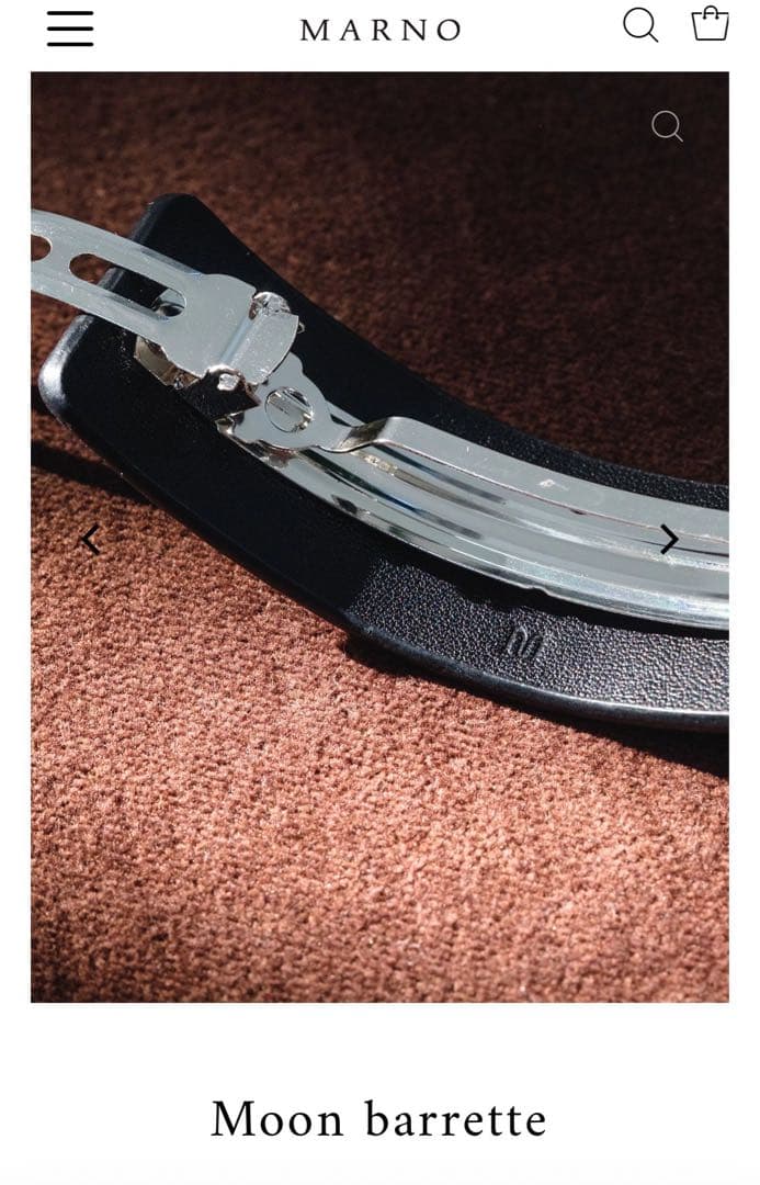 Marno Moon barrette マーノムーンバレッタ　丸林広奈