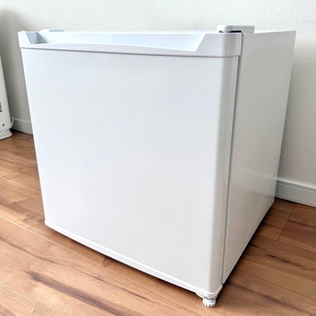 アイリスプラザ 冷凍庫 PRC-B051D-W ホワイト 1ドア 46L