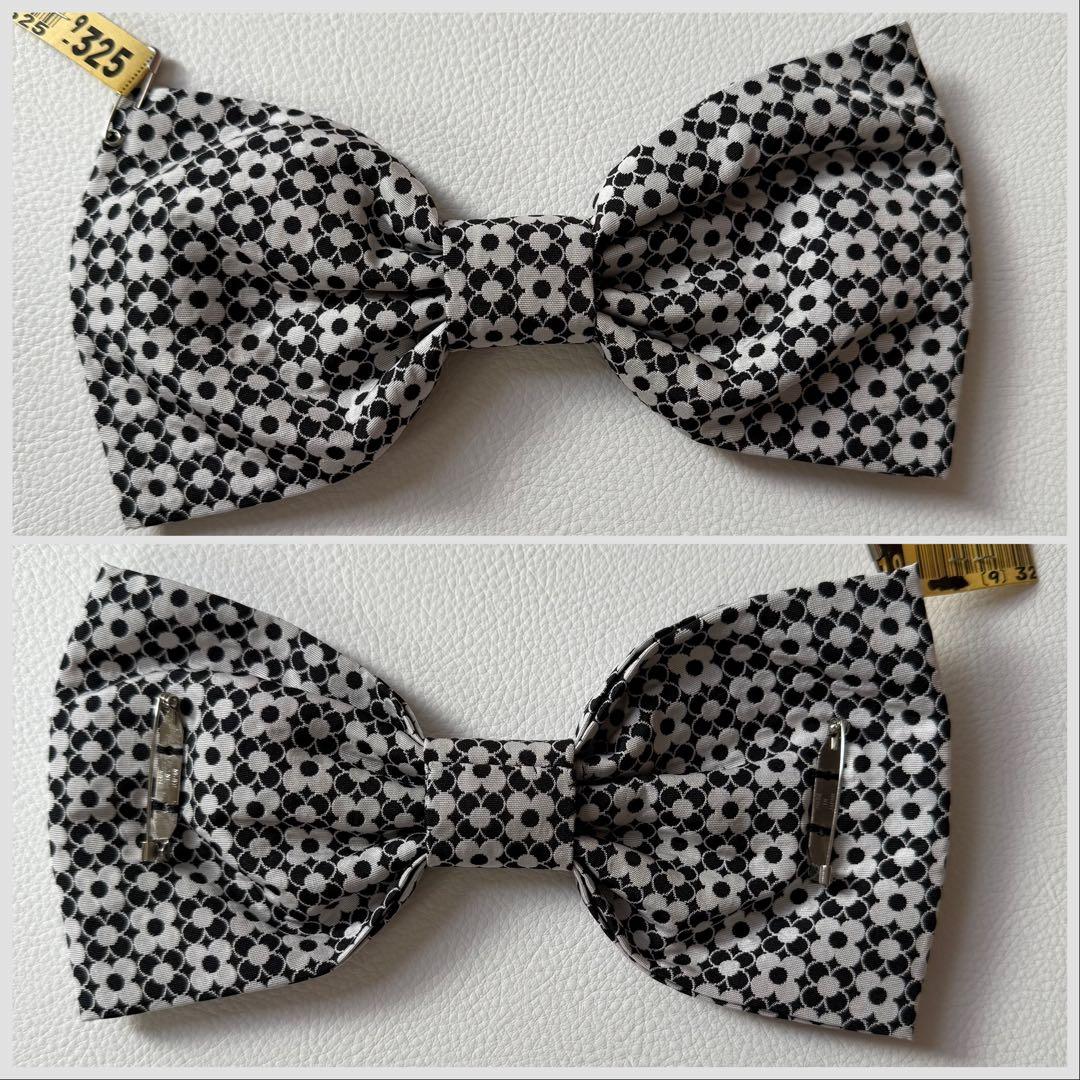 美品✨ルネ　リボンブローチ付き　カメリア総柄ワンピースドレス　クリーニング済　M