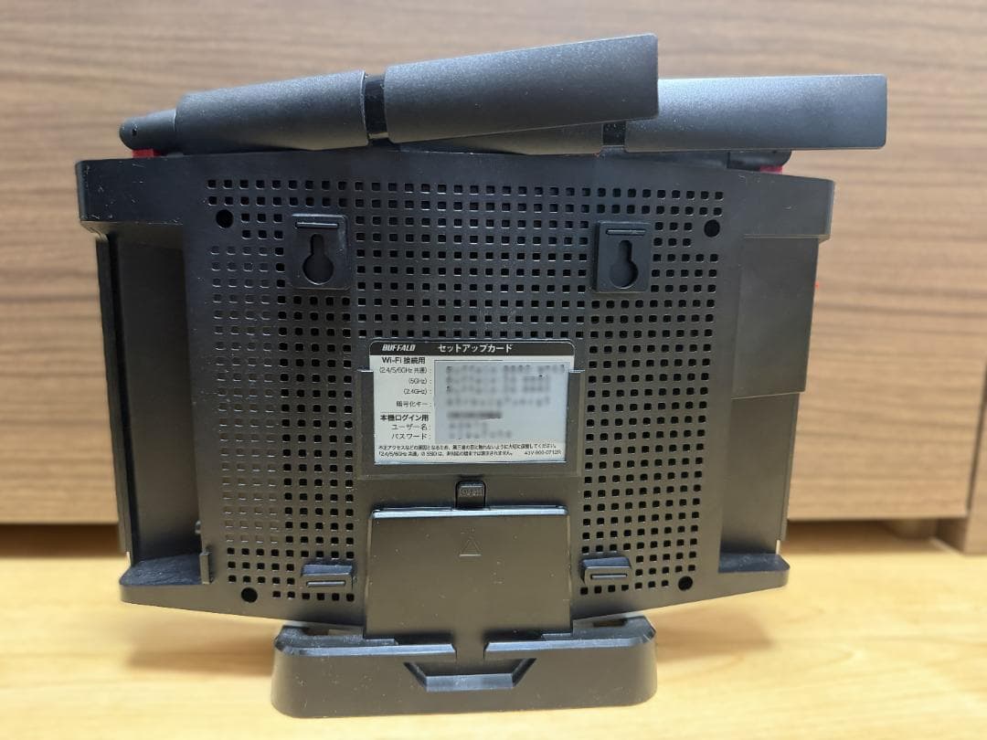 BUFFALO WXR18000BE10P Wi-Fi7 無線LAN 初期化済