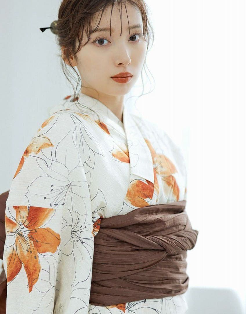 Dita ディータ 花柄 浴衣・帯セット