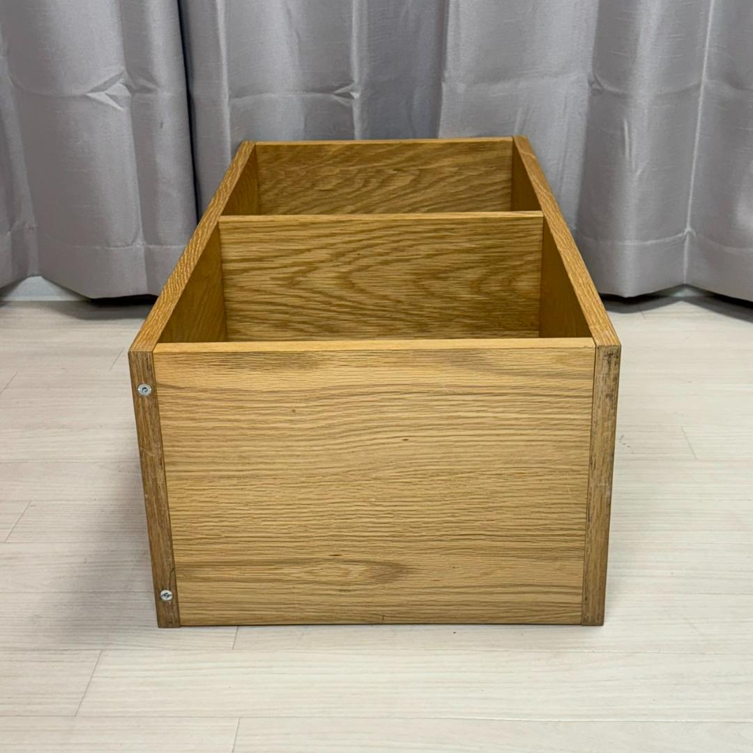 無印良品 スタッキングシェルフ オーク チェスト 2個セット　②