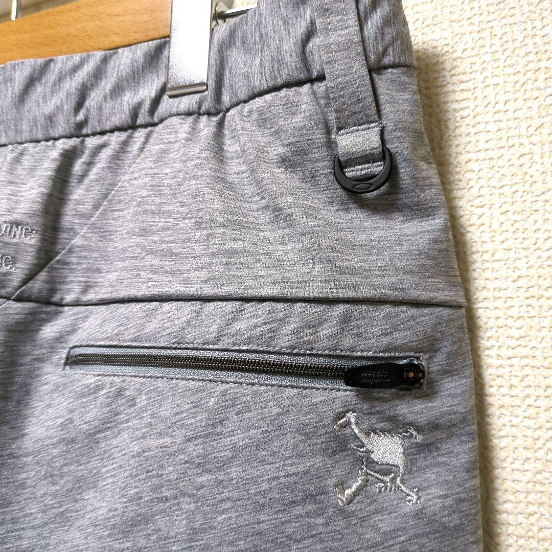 Oakley オークリー ゴルフウェア セットアップ スカル グレー L