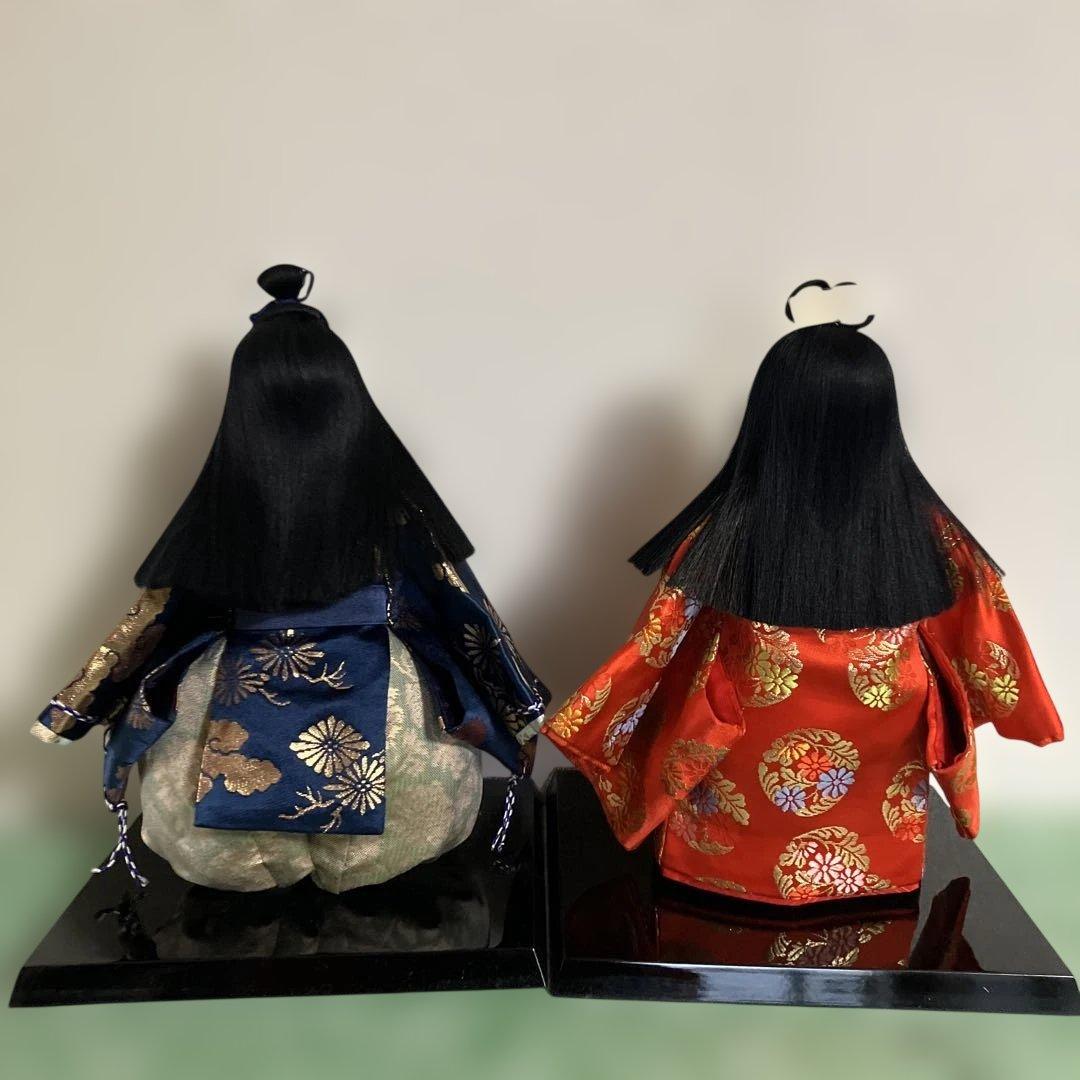 日本人形　男の子女の子　上品な顔立ち