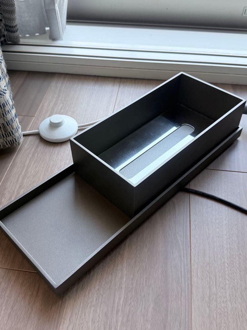 GIOCRAFT ティッシュケース + 長角トレー 銀溜