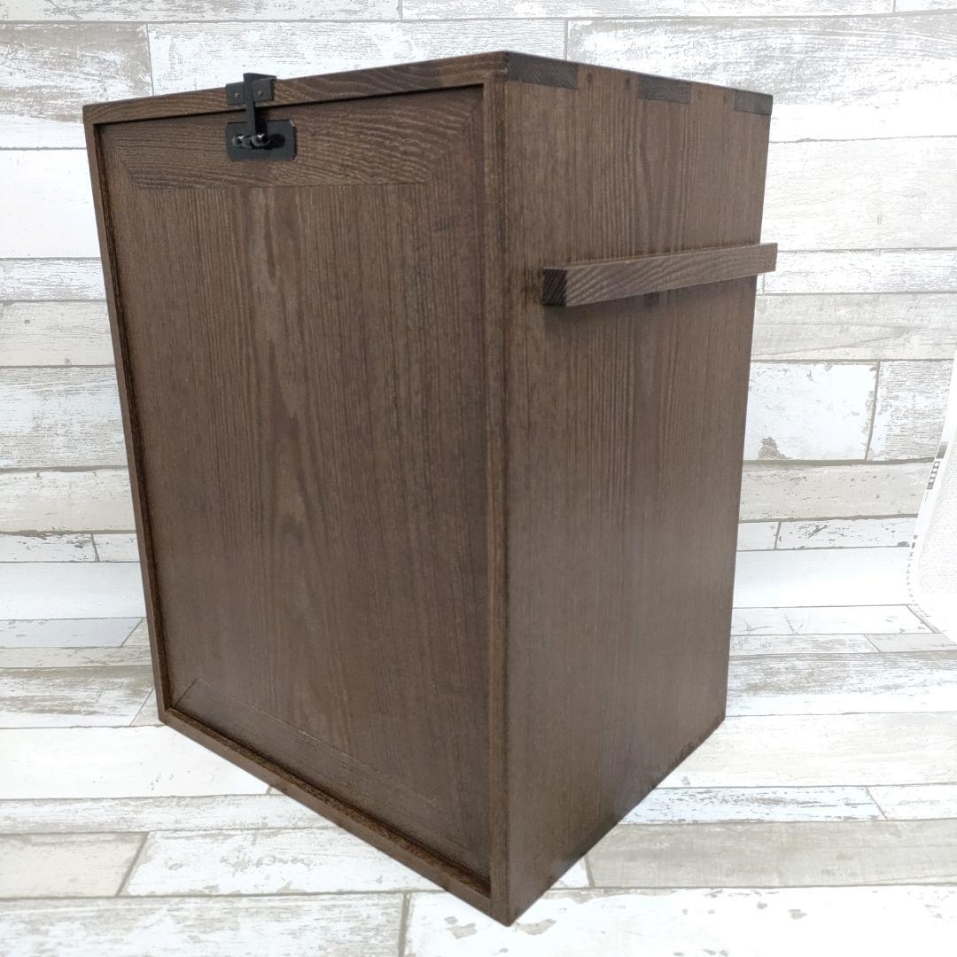 K57 指物師 仙水正之造 桑 旅箪笥 美品 茶道具 紙箱