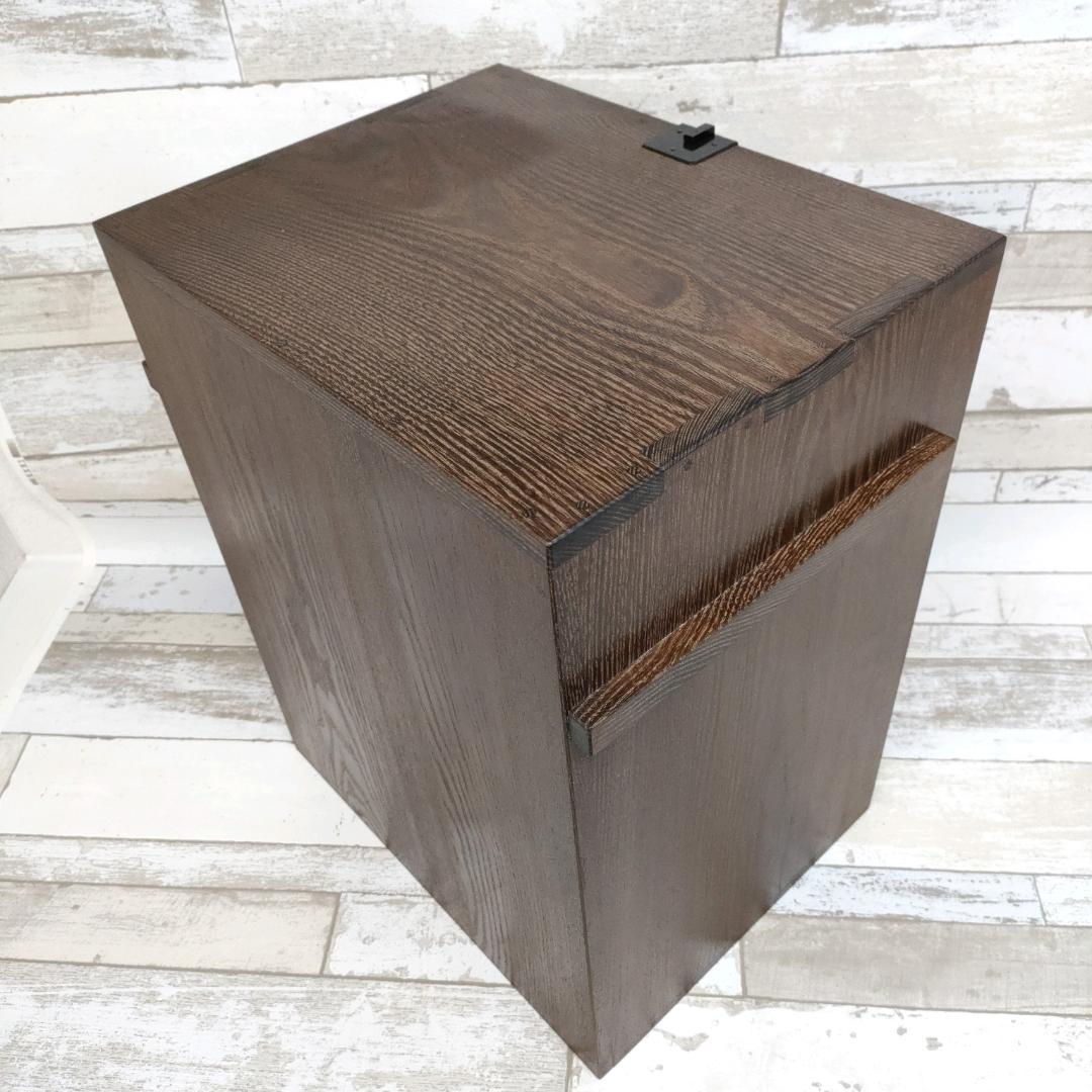 K57 指物師 仙水正之造 桑 旅箪笥 美品 茶道具 紙箱