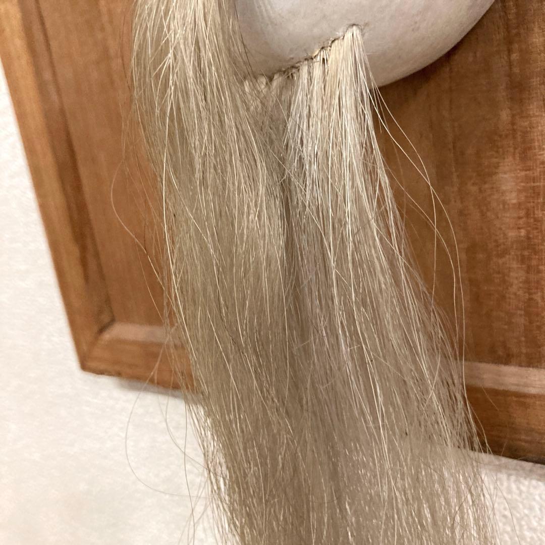 能面　能楽　雅楽　木彫　翁面　板付き　骨董　レトロ　アンティーク