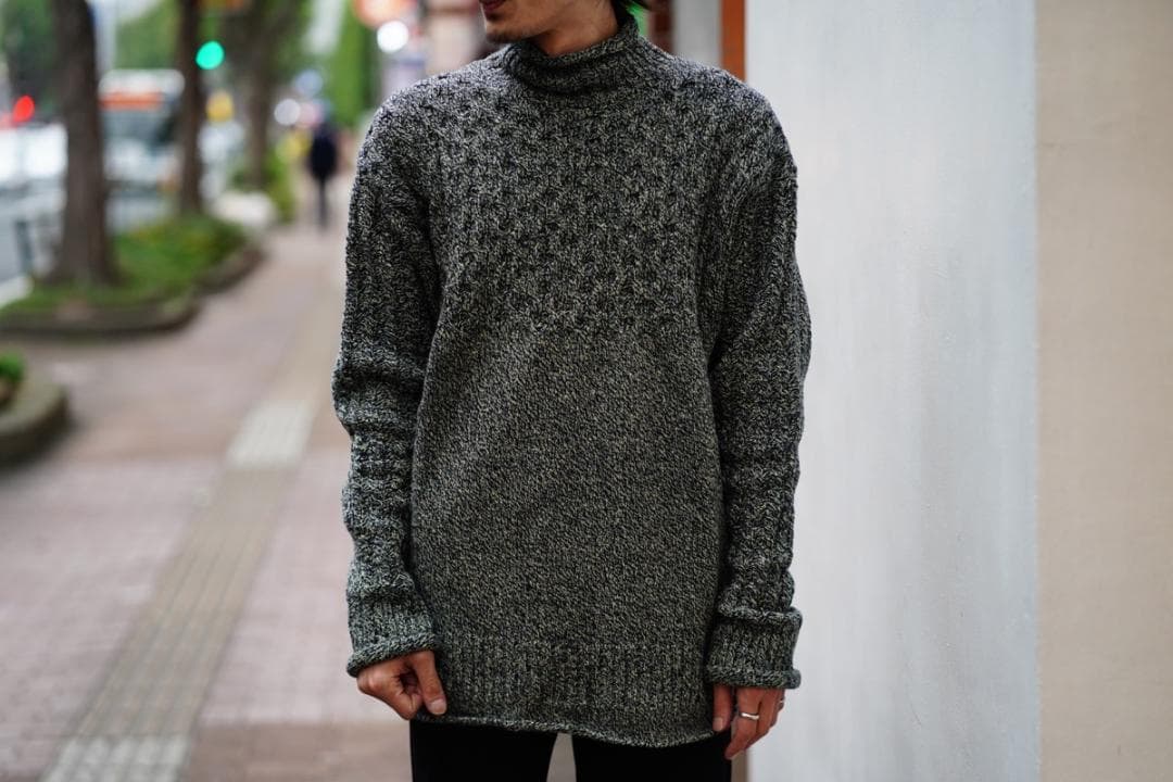 julien david ハイネック ウールニット セーター カシミア