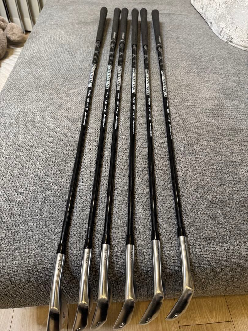 三浦技研 KM-700 アイアン 6本 (5-PW)＋PXG0311Ｇ