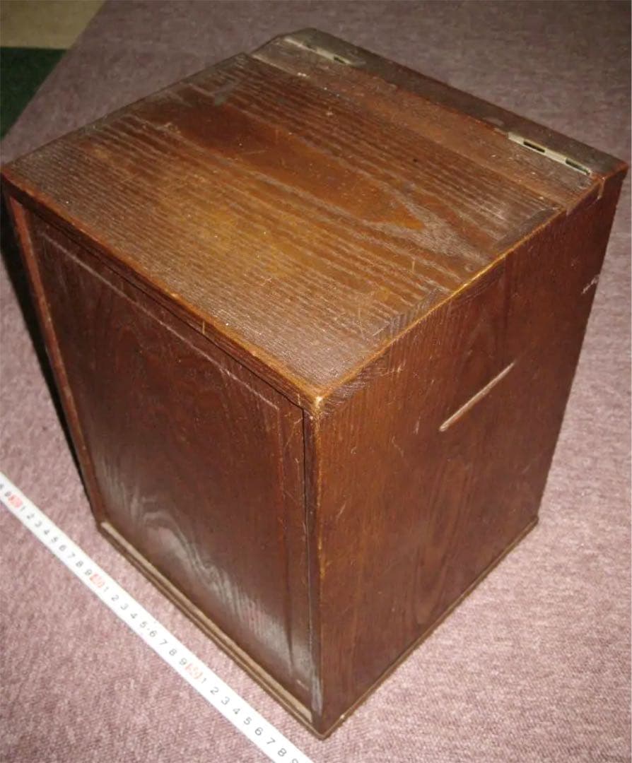 姫鏡台レトロ  折り畳み 化粧台 卓上 鏡台  化粧箱  ドレッサー 芸者