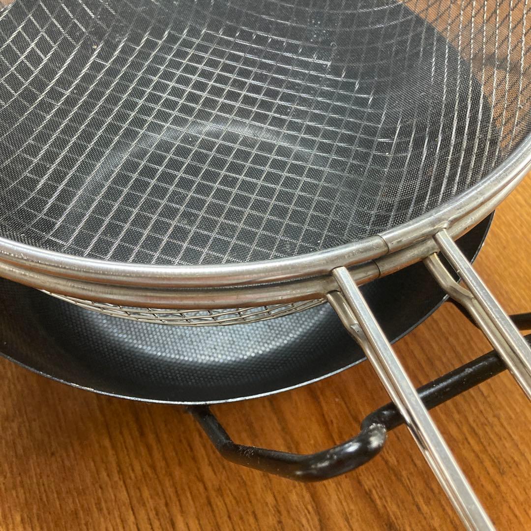 la base/ラバーゼ/IH対応・鉄揚げ鍋セット（28cm）